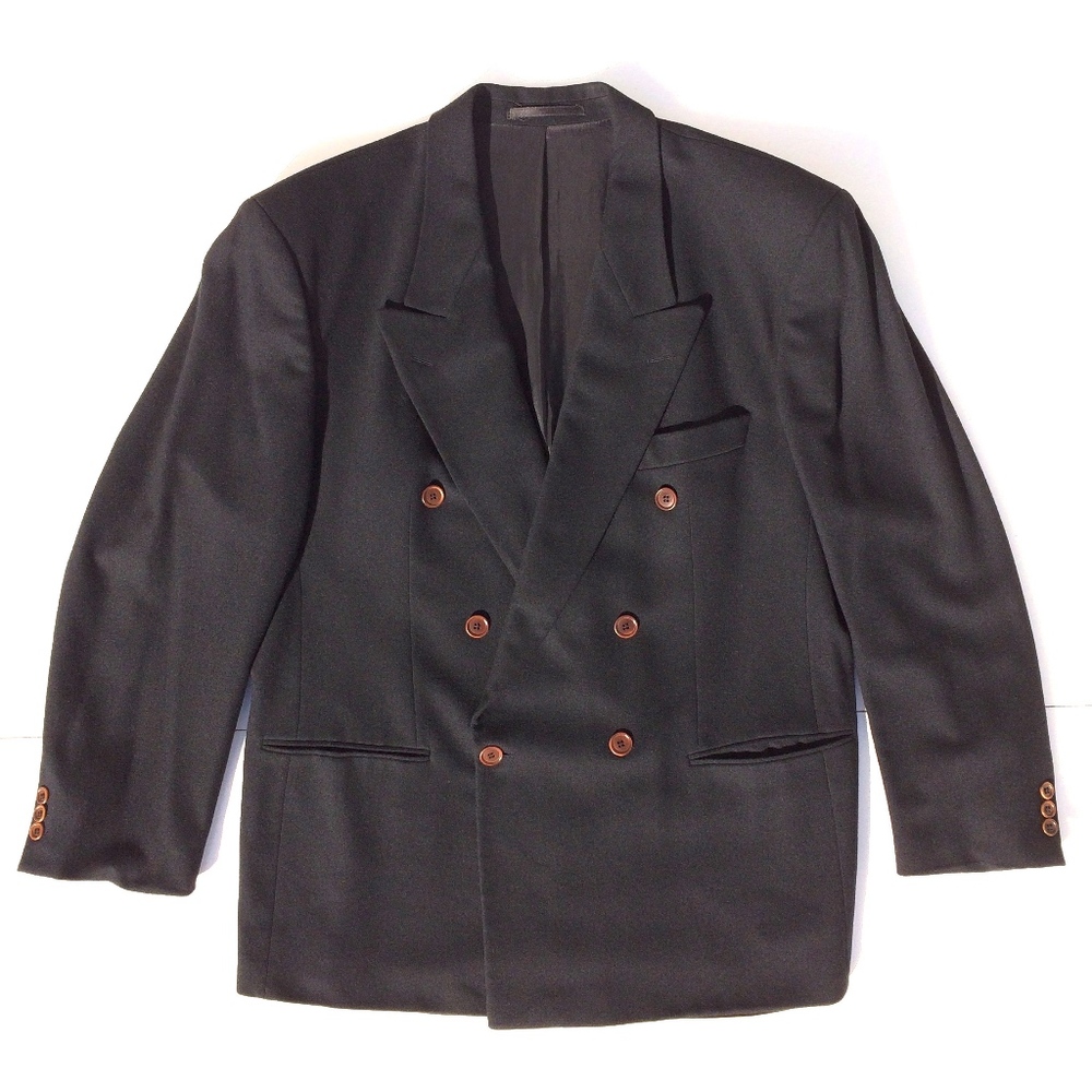 vtg Boss Hugo Boss double breasted jacket 40R wool